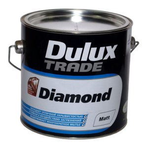 Краска в/э особопрочная, Дюлакс Даймонд Мат, Dulux Diamond Matt матовая