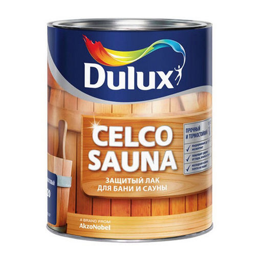 Лак водный для сауны Dulux Celco Sauna 20