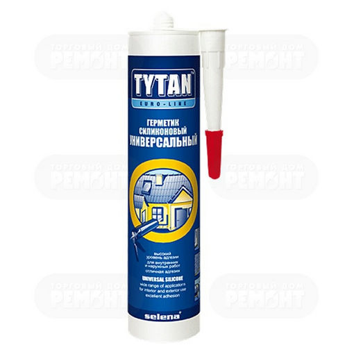 Герметик силиконовый универсальный Tytan Euro-line, Титан