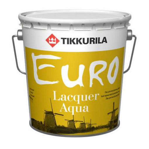Лак Тиккурила Евро Лак Аква, Tikkurila Euro Laquer Aqua, матовый